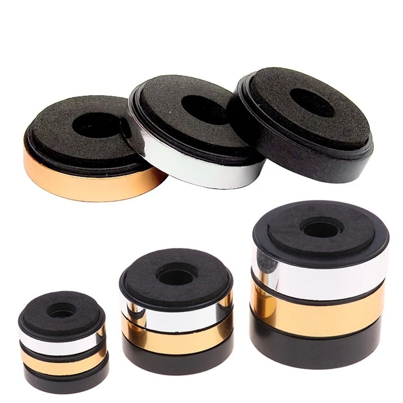 Home Cinema Speaker System - ขาตั้งลำโพงแบบแหลม 4 ชิ้น อุปกรณ์เสริมลำโพงแบบแอคทีฟ DIY ขาตั้งลำโพงสำหรับระบบเสียงโฮมเธียเตอร์