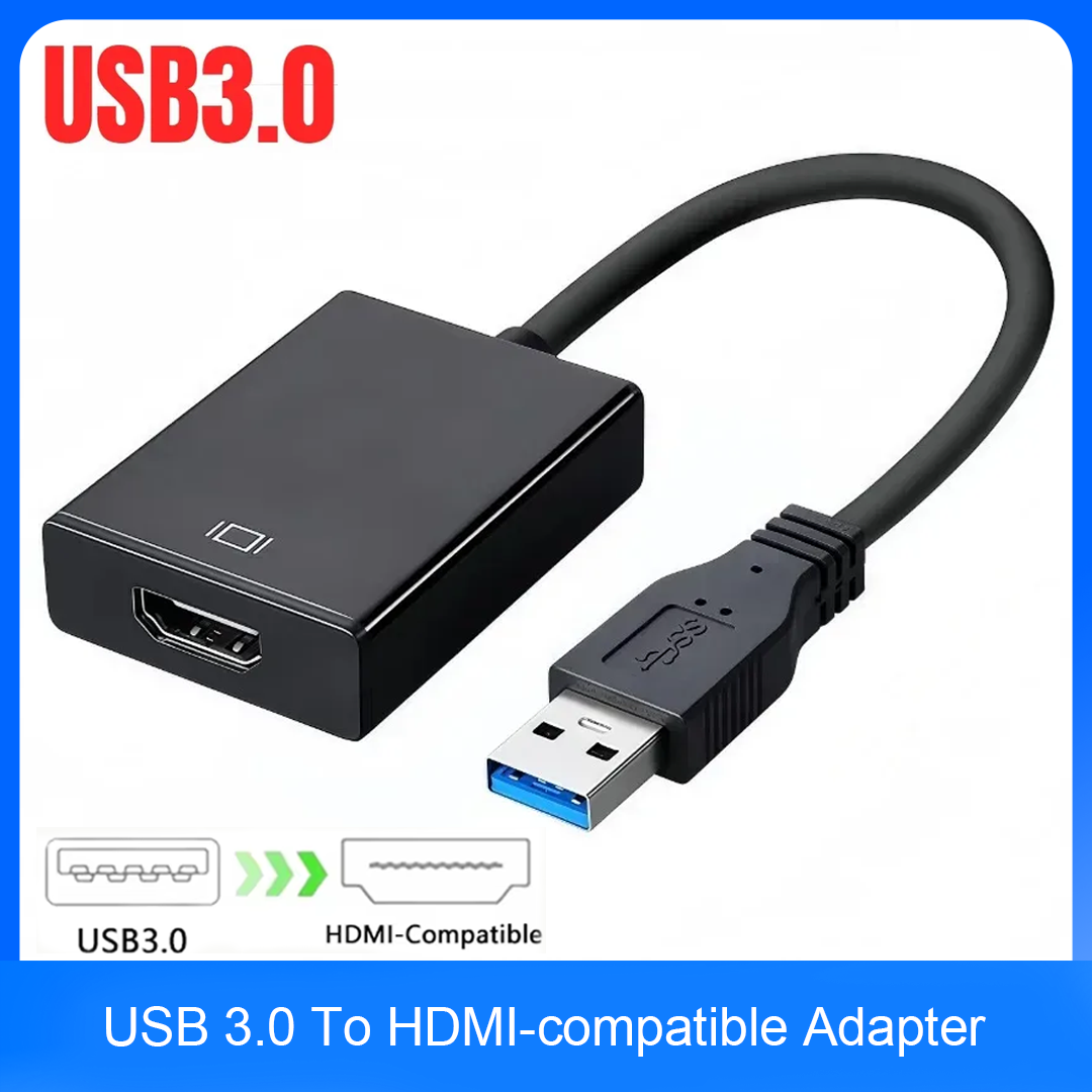 Home Cinema Projector - สายอะแดปเตอร์ USB 3.0 สำหรับเชื่อมต่อกับ HDTV รองรับความละเอียด