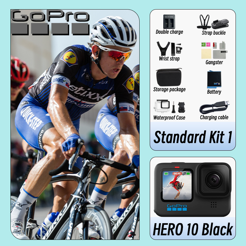Home Cinema Hd - กล้องแอคชั่น GoPro HERO10 Black รุ่นดั้งเดิม ความละเอียด