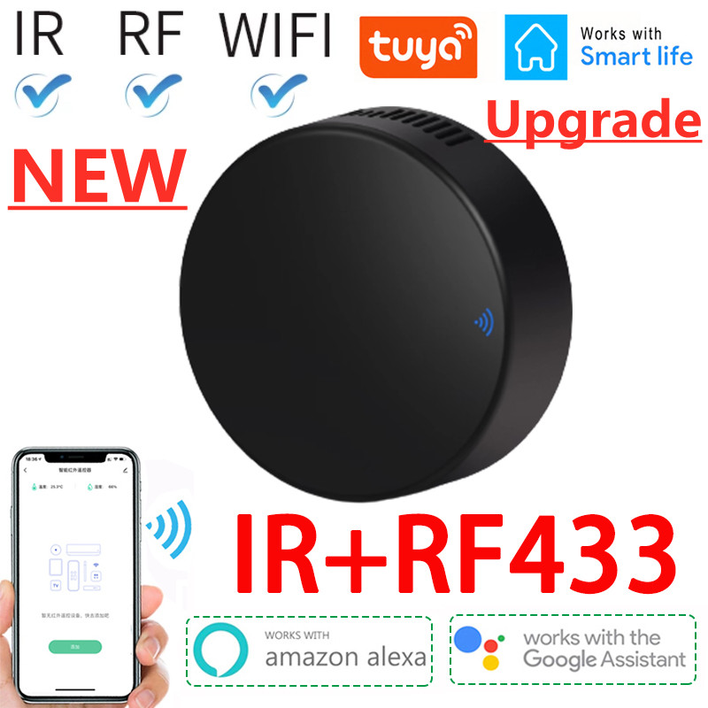 Home Cinema Setup - Tuya รีโมทคอนโทรล RF อัจฉริยะควบคุมด้วยไวไฟสมาร์ทโฮมอินฟราเรดสำหรับเครื่องปรับอากาศทีวี LG ทีวีทุกรุ่นรองรับ