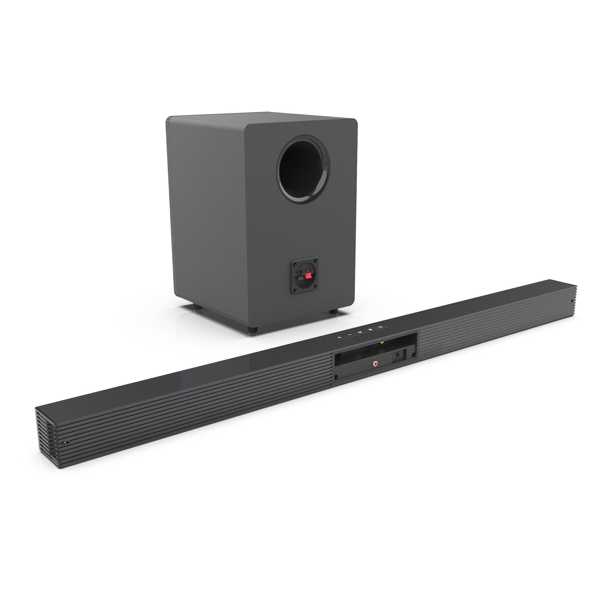 ลำโพงซาวด์บาร์ทีวี 84W พร้อมซั - Home Cinema Speaker System บทวิจารณ์และราคา