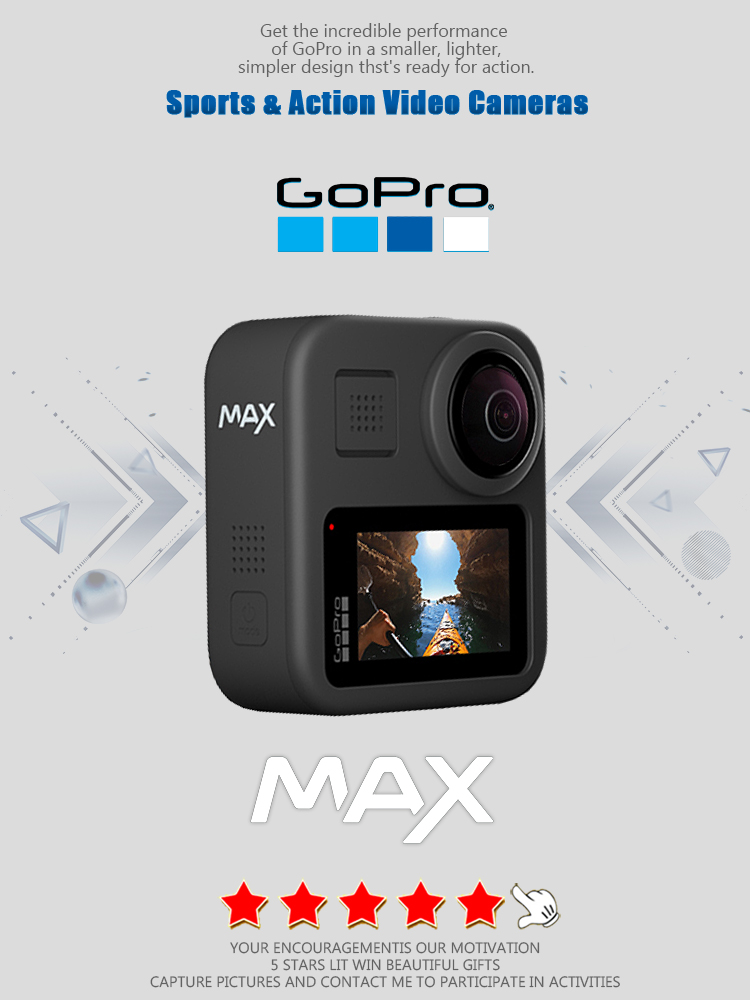 กล้องแอคชั่น GoPro MAX 360 พร้ - Home Cinema Hd บทวิจารณ์และราคา