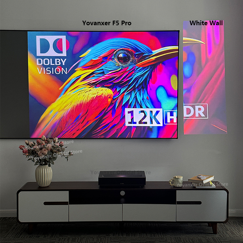 2025 คุณภาพภาพ UST ALR CLR Fre - Home Cinema Ultra Short Throw Projector บทวิจารณ์และราคา
