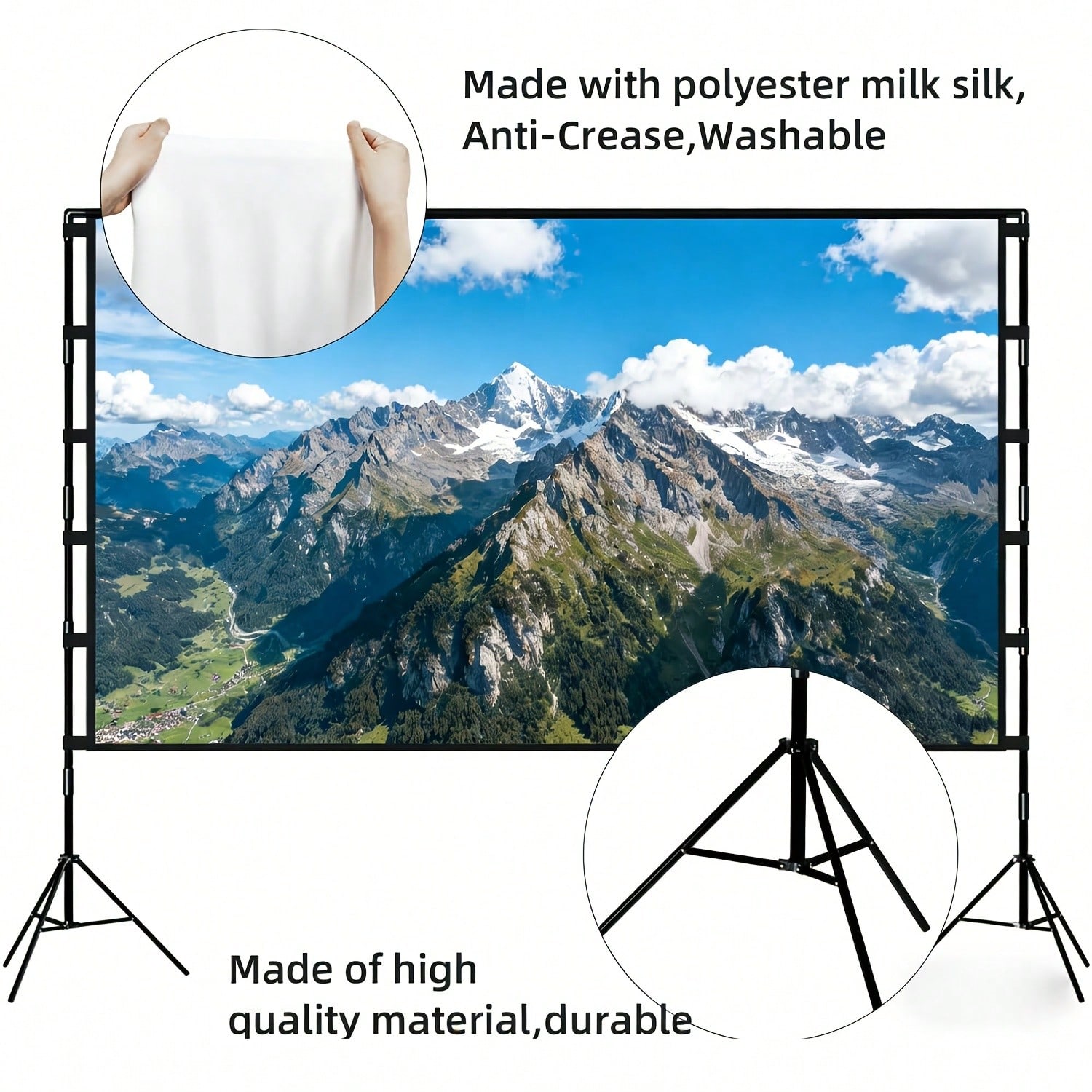 XBJ 100 นิ้ว 4K อัลตร้าเอชดีหน - Home Cinema Hd บทวิจารณ์และราคา