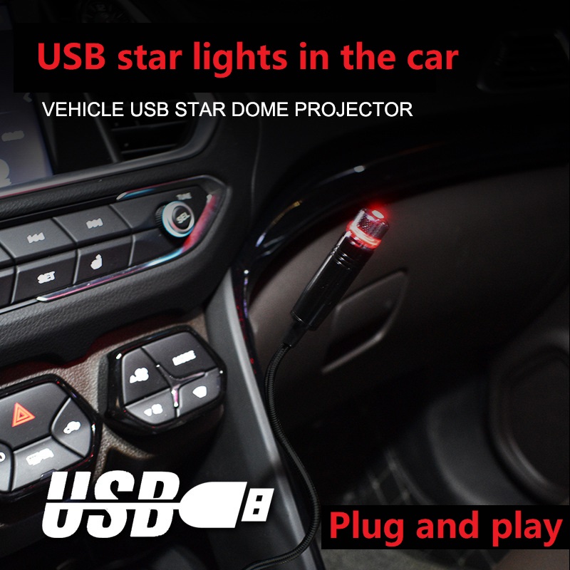ไฟติดหลังคาภายในรถยนต์แบบ USB  - Home Cinema Projector บทวิจารณ์และราคา