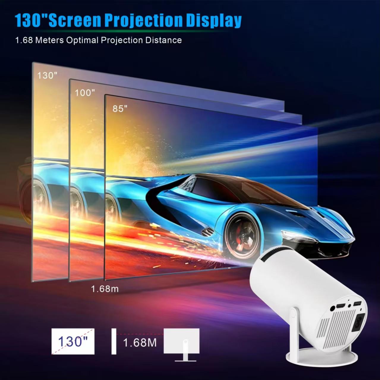 โปรเจคเตอร์พกพา Mini HY300 ระบ - Home Cinema Setup บทวิจารณ์และราคา