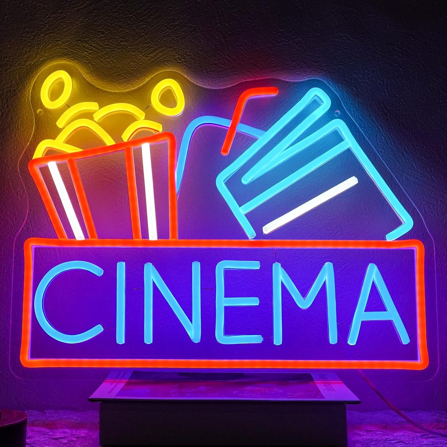 Cinema Neon Sign USB Powered L - Home Cinema Setup บทวิจารณ์และราคา