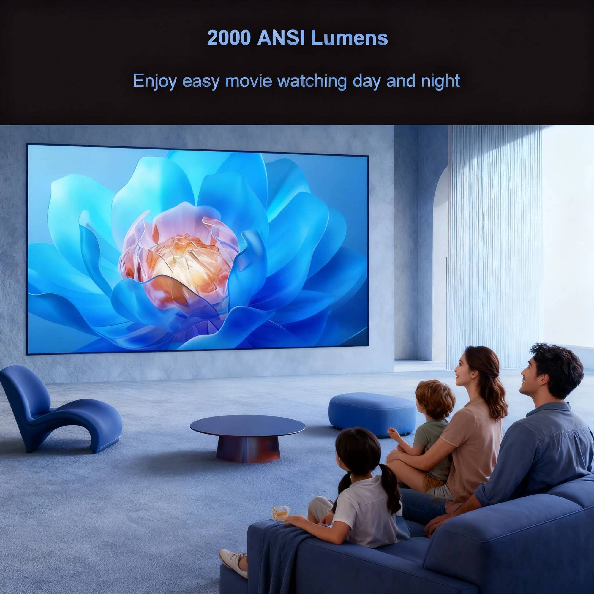 โปรเจคเตอร์พกพา Flixtone E900  - Home Cinema Setup บทวิจารณ์และราคา